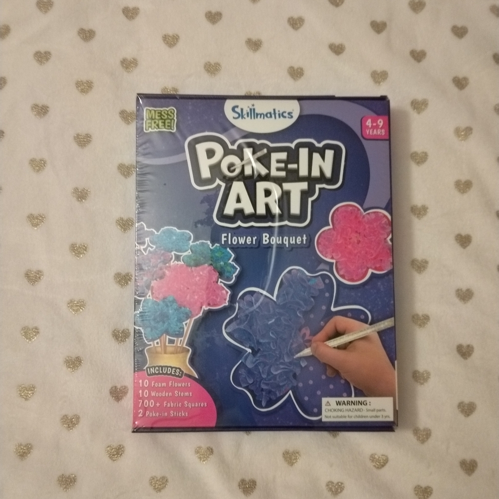 📚🎨 3/$15 *NWT* Skillmatics Poke-in Art Flower Bouquet Kit